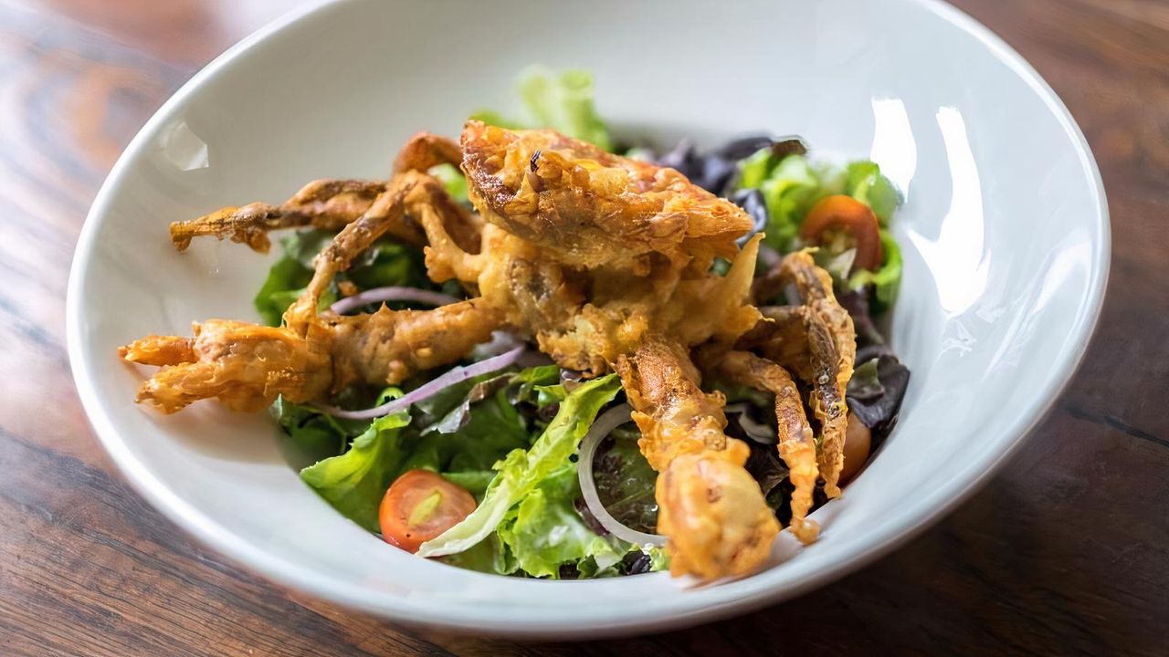 Soft Shell Crab Salad