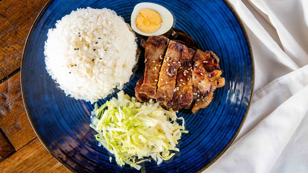 Honey Soy Pork Neck with Rice