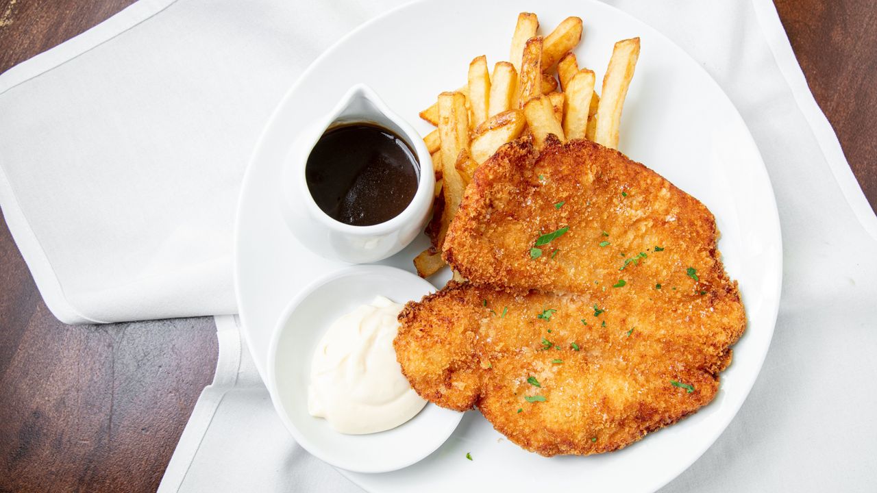 Home Made Chicken Schnitzel