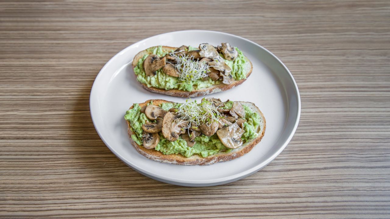 Smashed Avocado on Sourdough Toast