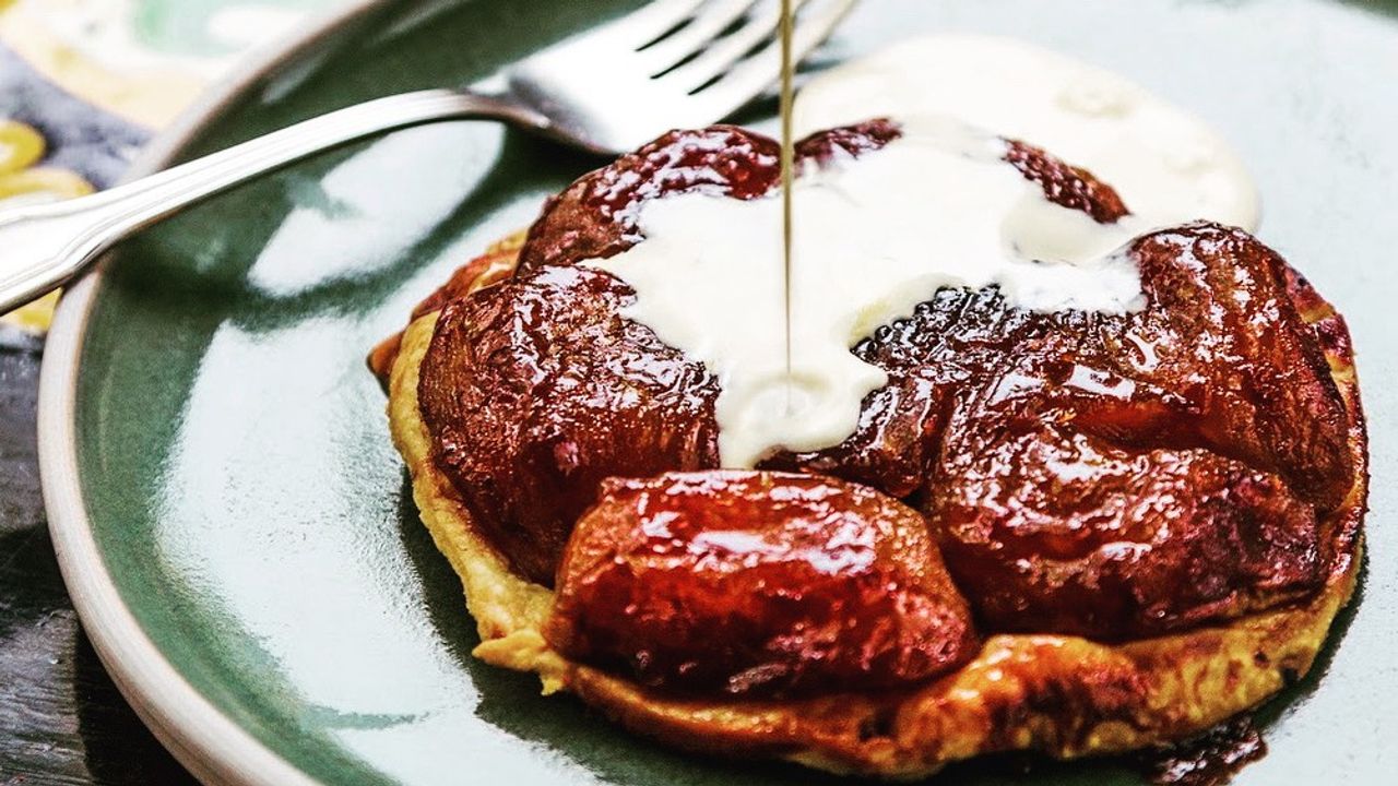 Apple tarte tatin (for 2)
