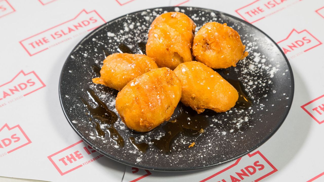 Banana Fritter with Maple