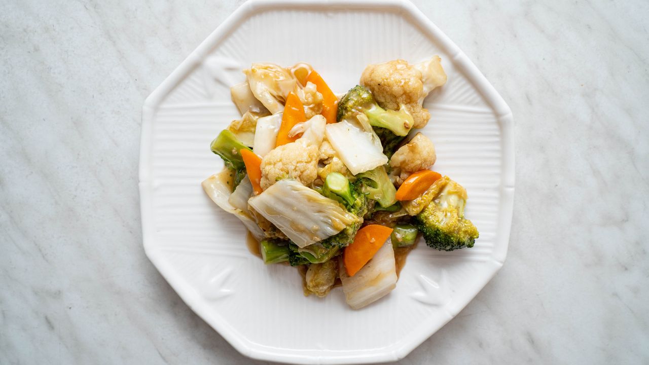 Mixed Vegetables in Garlic Sauce