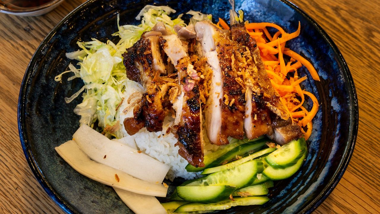 BBQ Chicken Vermicelli Rice Noodle
