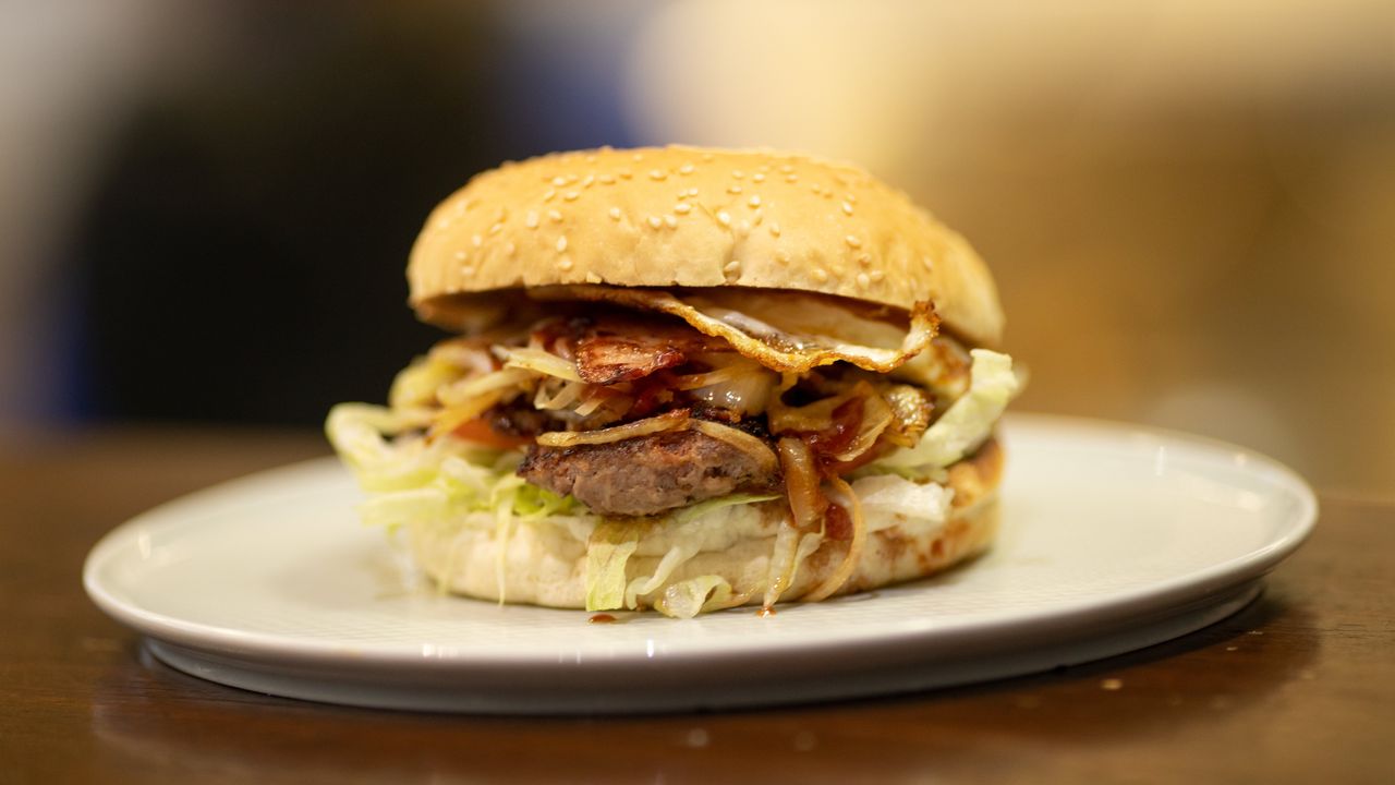 Hamburger in Batter