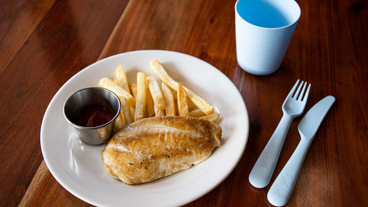 Grilled Fish & Chips