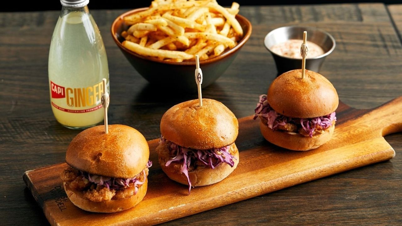 Three Sliders + Cajun Fries + Drink