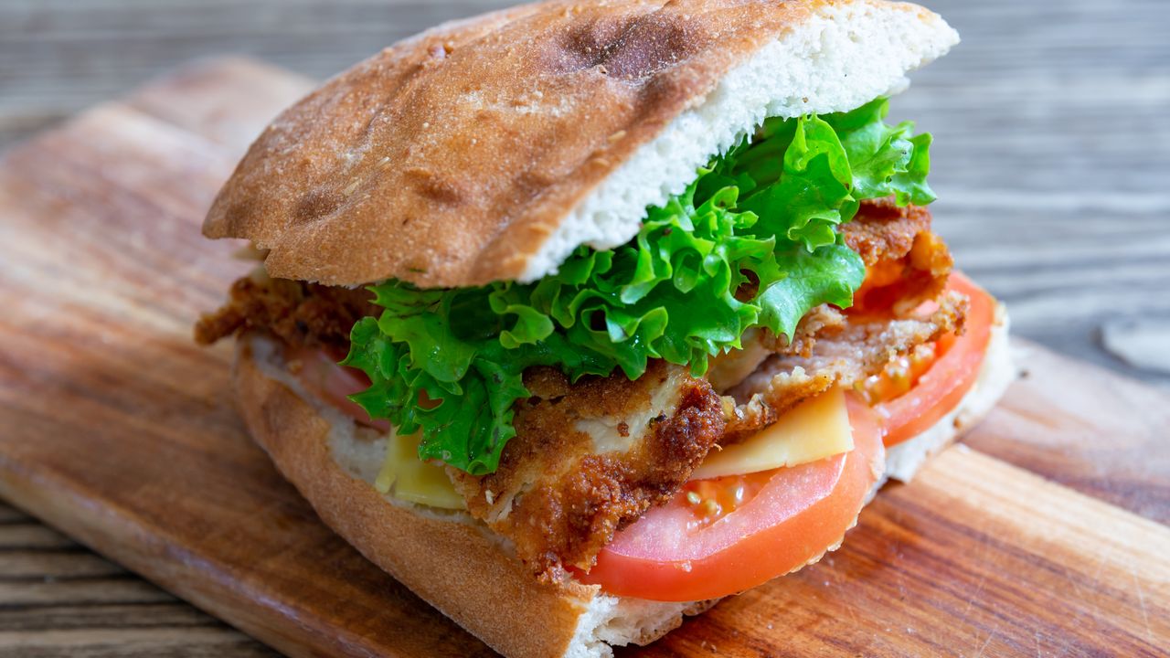 Chicken Schnitzel on Turkish