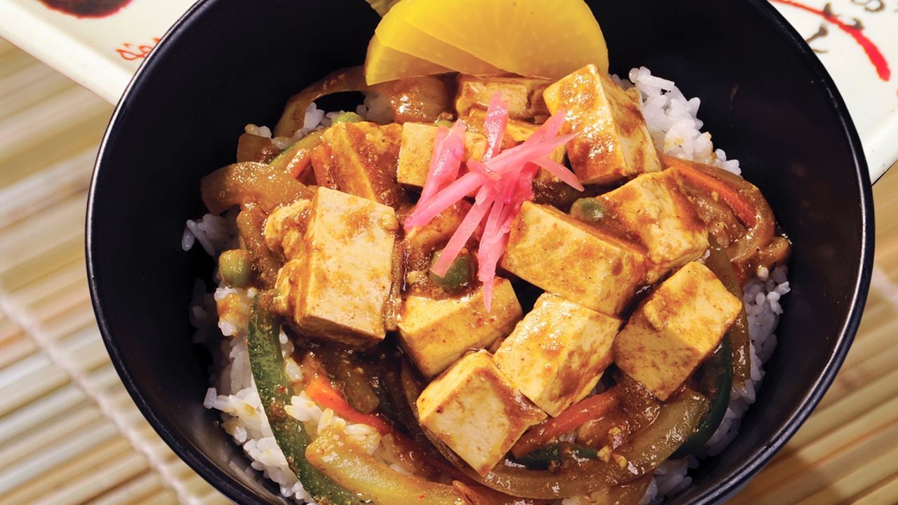 D06. Curry Tofu Don