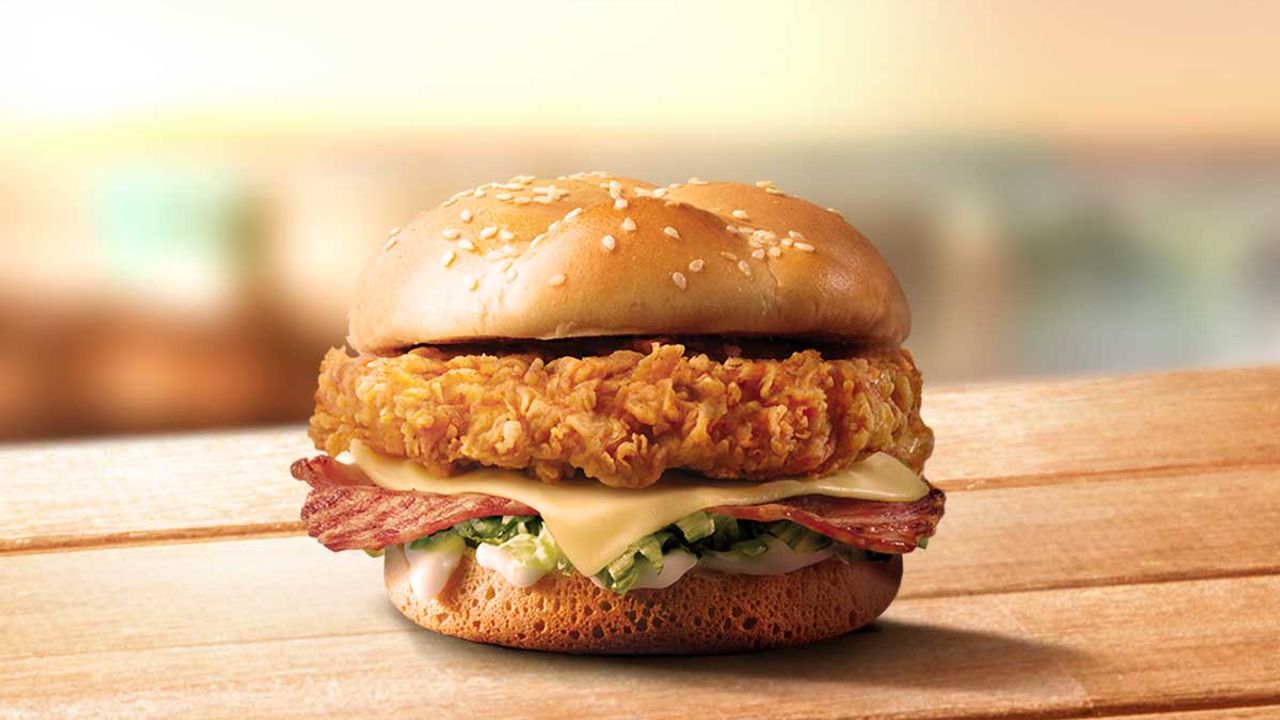 Zinger Bacon & Cheese Burger