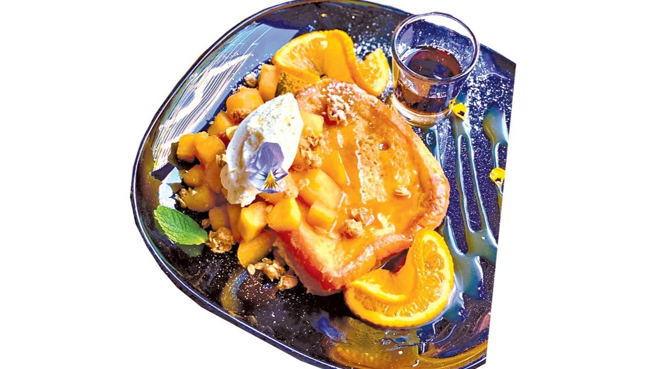 Pear and Apple Toast