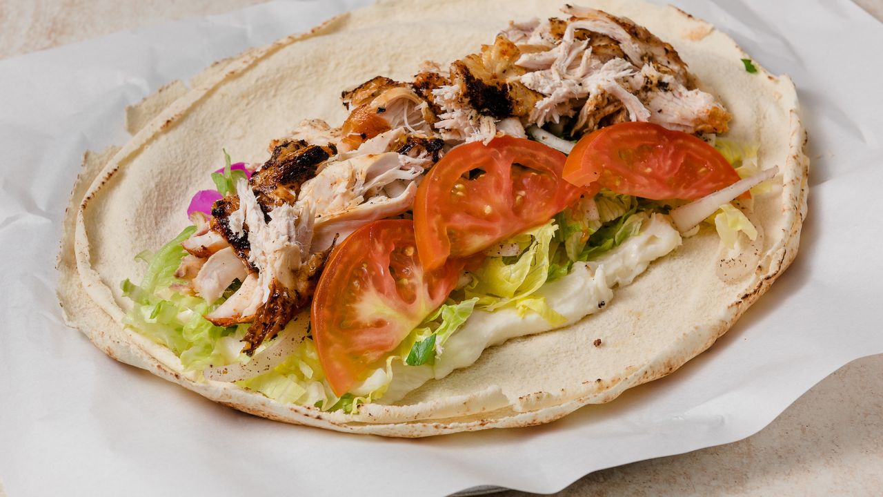 Fresh Charcoal Chicken Wrap