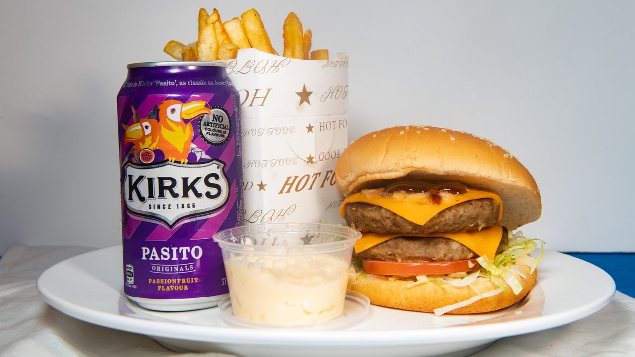 Double Chicken Burger Combo Meal