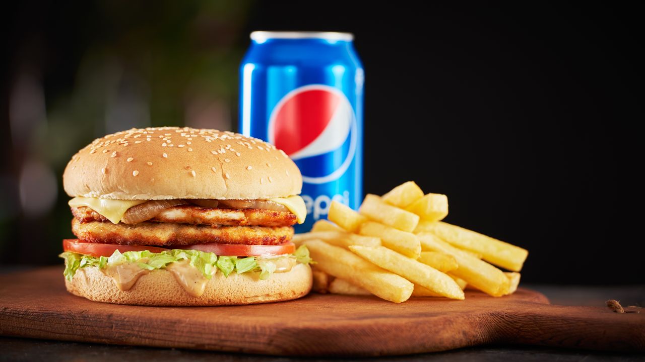 Chicken Prego Burger Meal