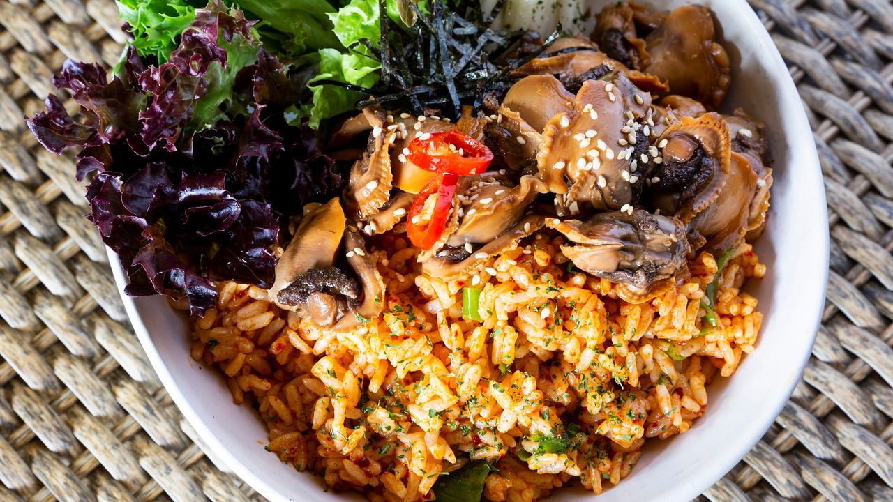 Spicy Cockle Mixed with Rice