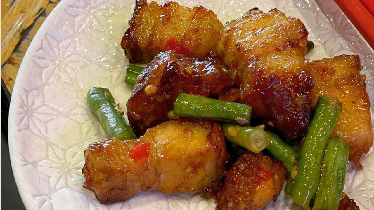 Twice Cooked Pork Belly