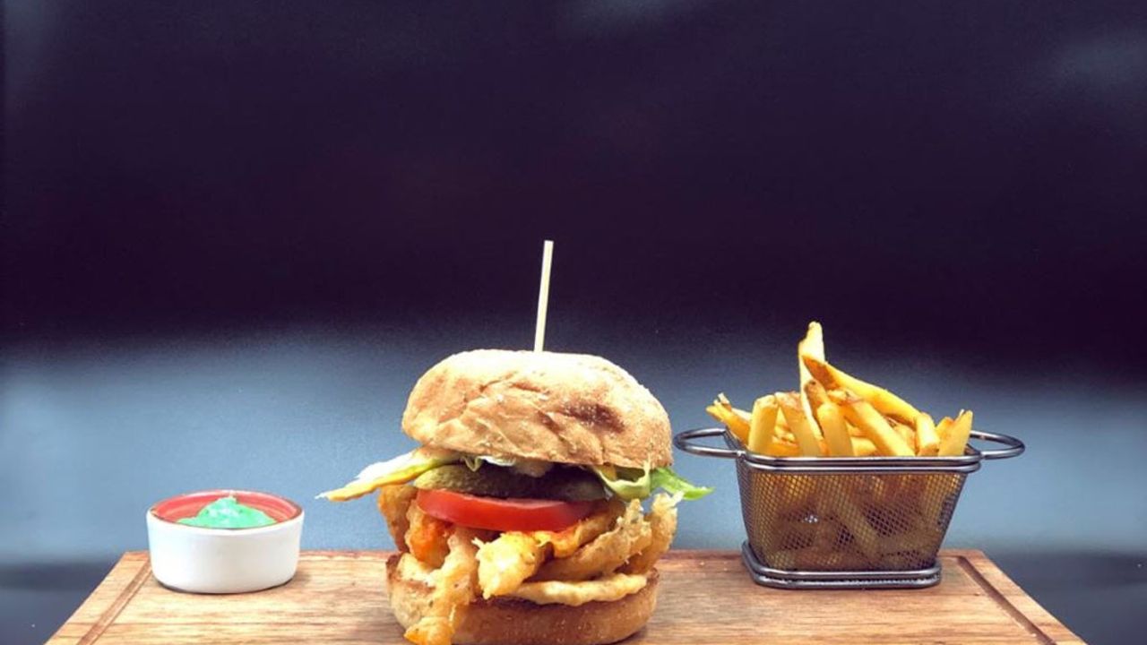 Butter Chicken Burger