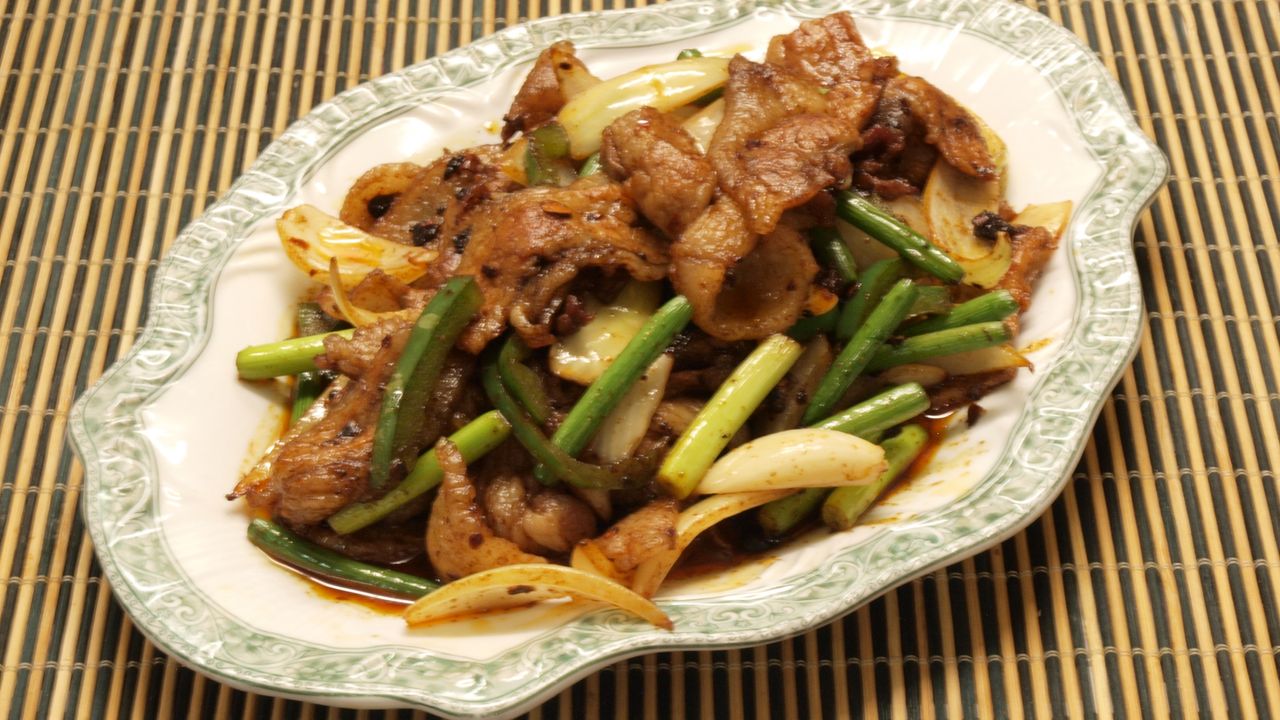 Double Cooked Pork Slice