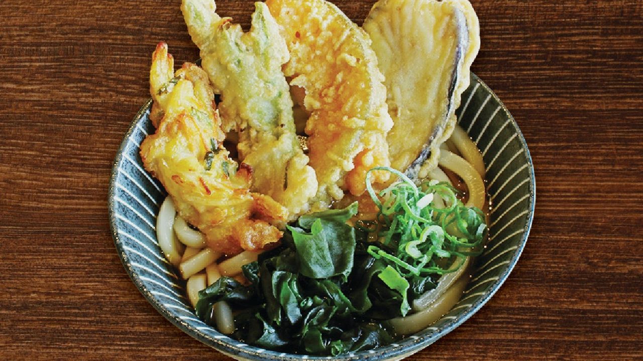 Vegetable Tempura Udon