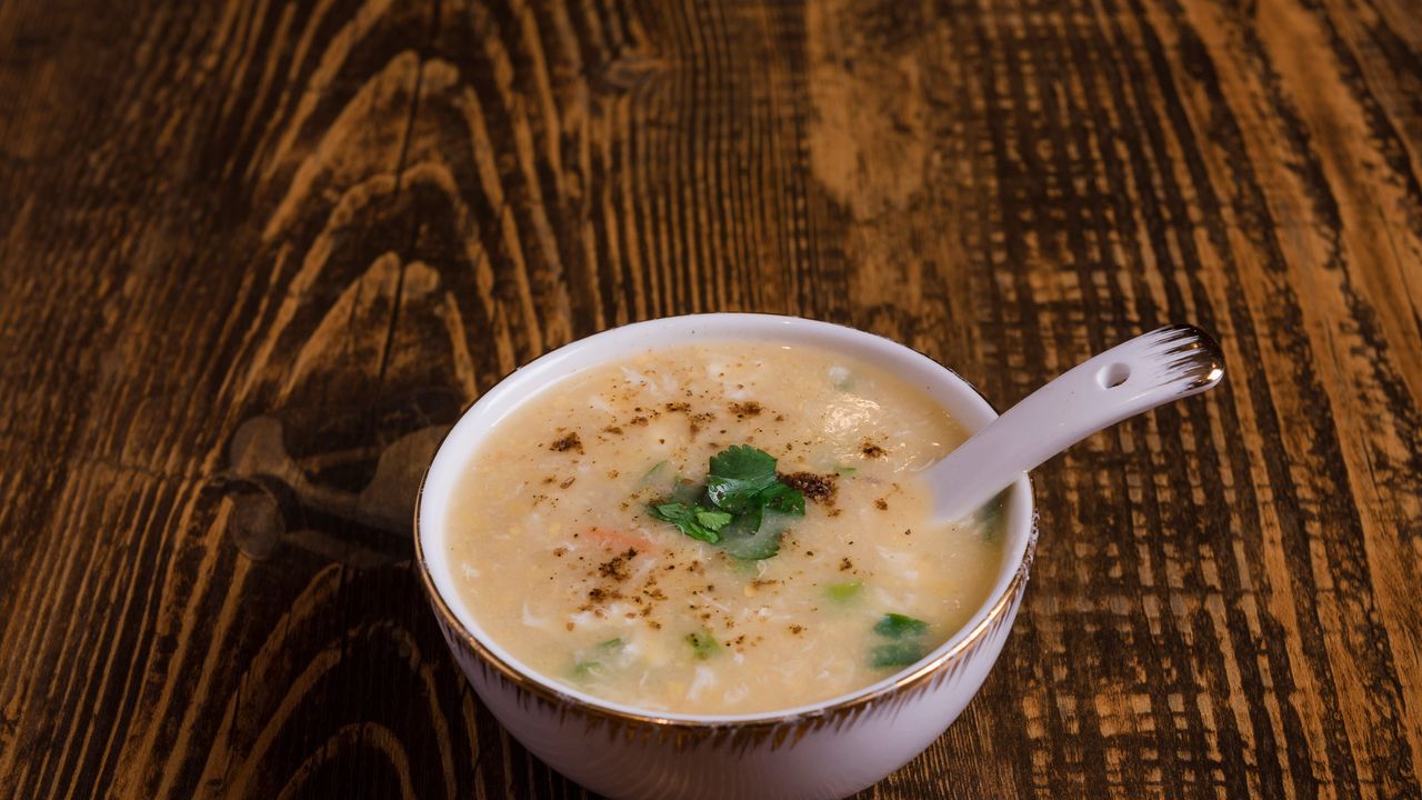 Sweet Corn Chicken Soup