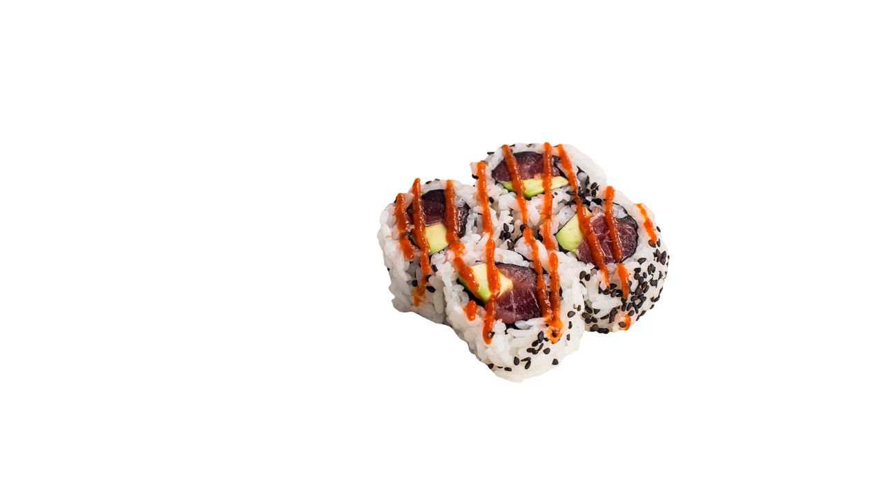 Spicy Fresh Tuna and Avocado Maki