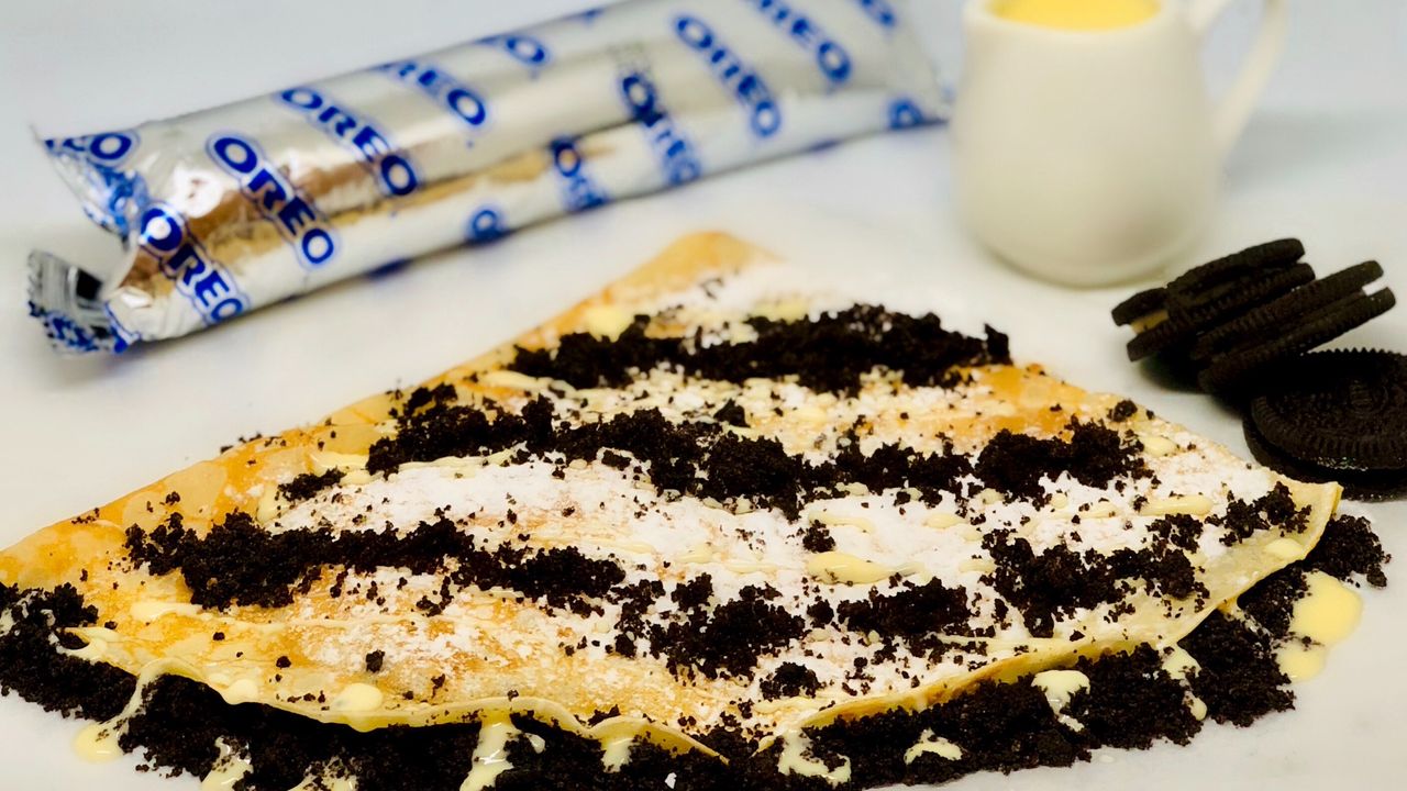 Oreo & White Chocolate Crepe