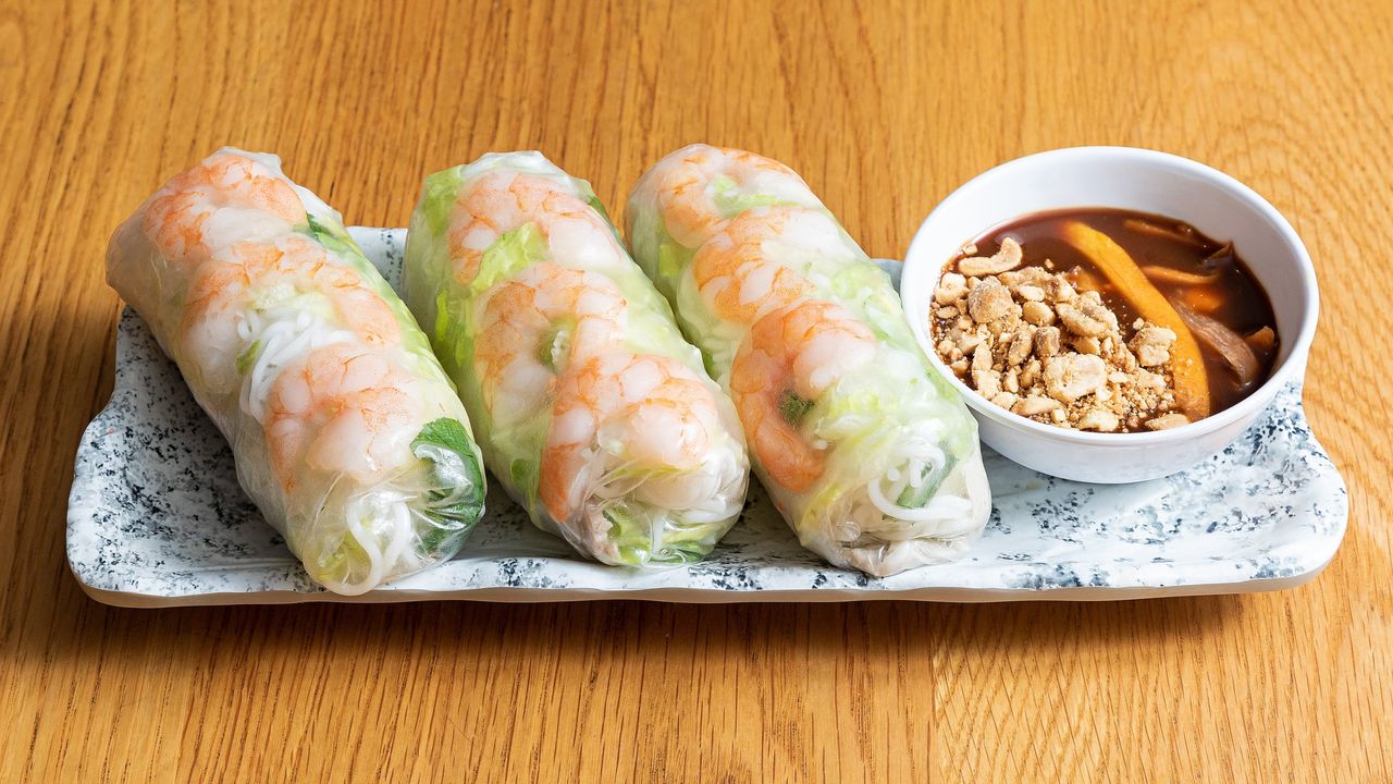 Prawn and Pork Rice Paper Roll