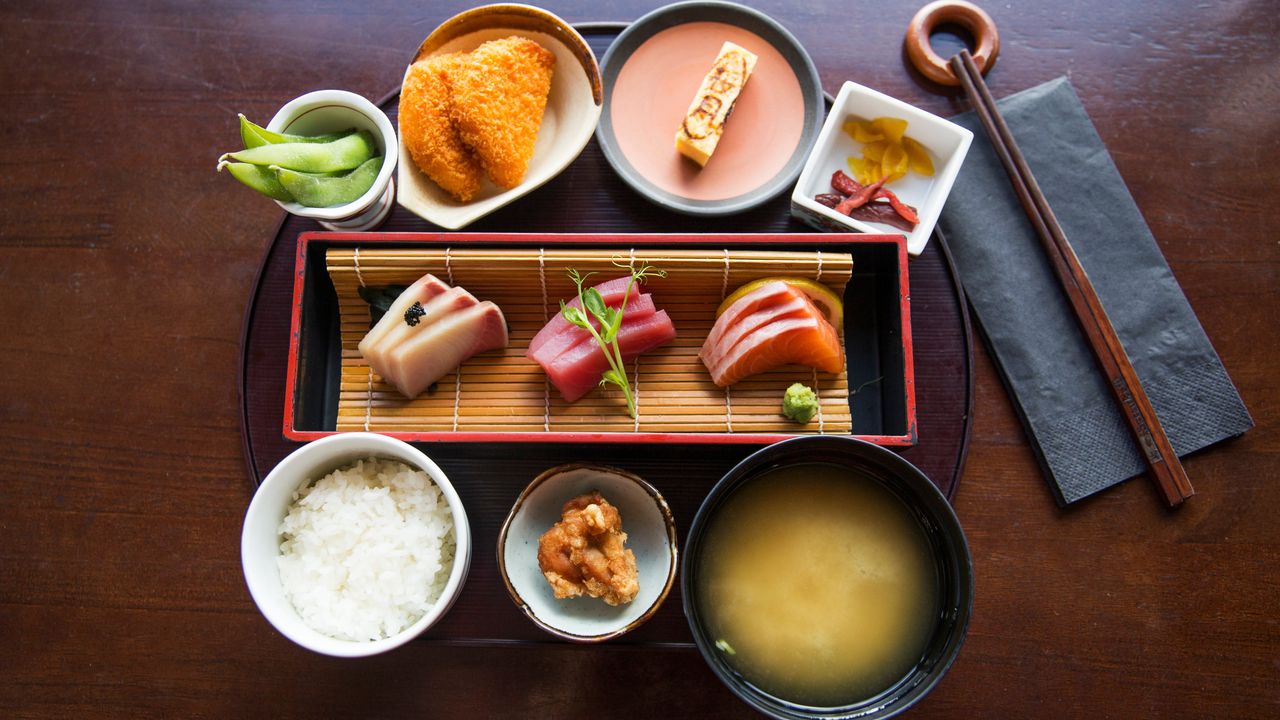 Assorted Sashimi Bento Box