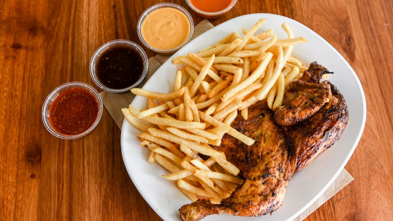 Portuguese Style Chicken and Chips