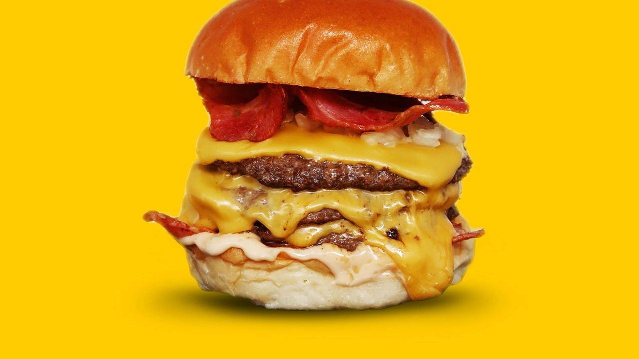 Bacon Triple Cheeseburger