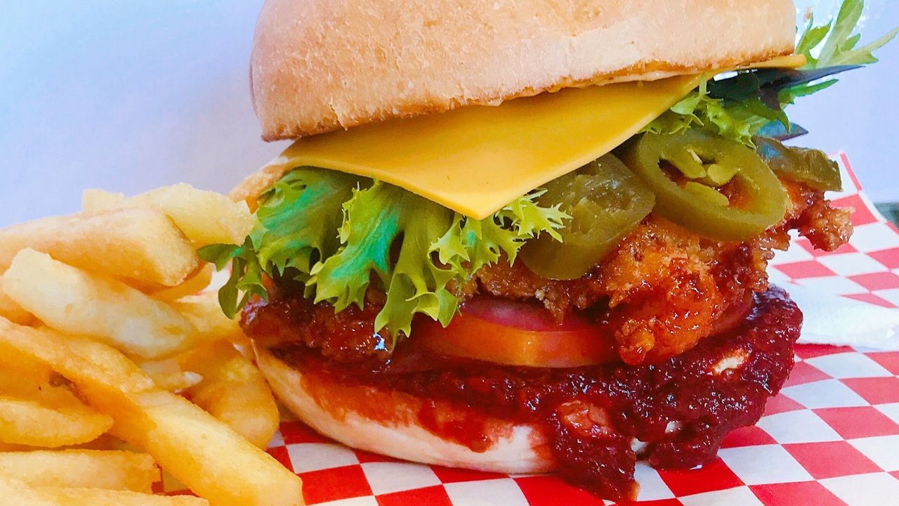 Double Devils Chicken Burger