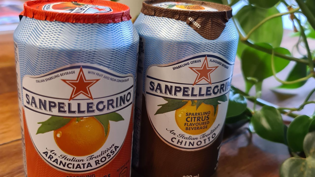 San Pellegrino Flavoured Cans