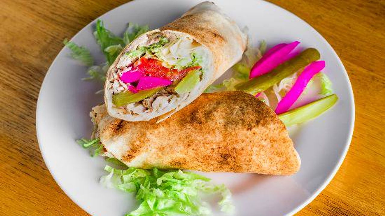 Chicken Wrap with Fries