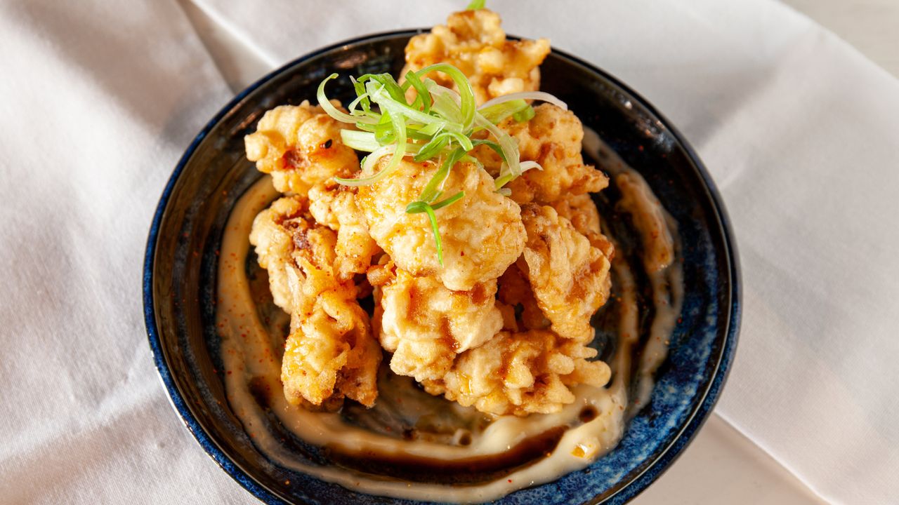 Cauliflower Karaage Skewers (V)