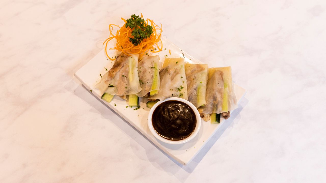 Peking Duck Skin with Pancakes 北京片皮鴨 (5 Pieces)