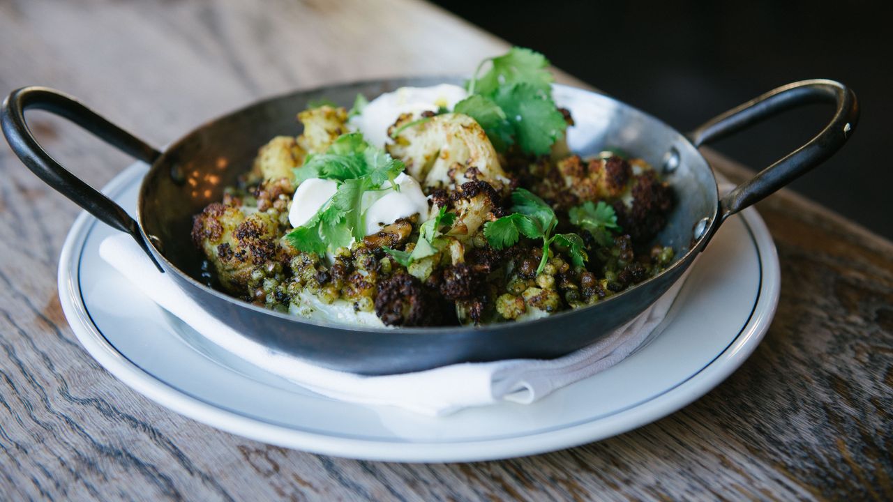 Wood-fired cauliflower