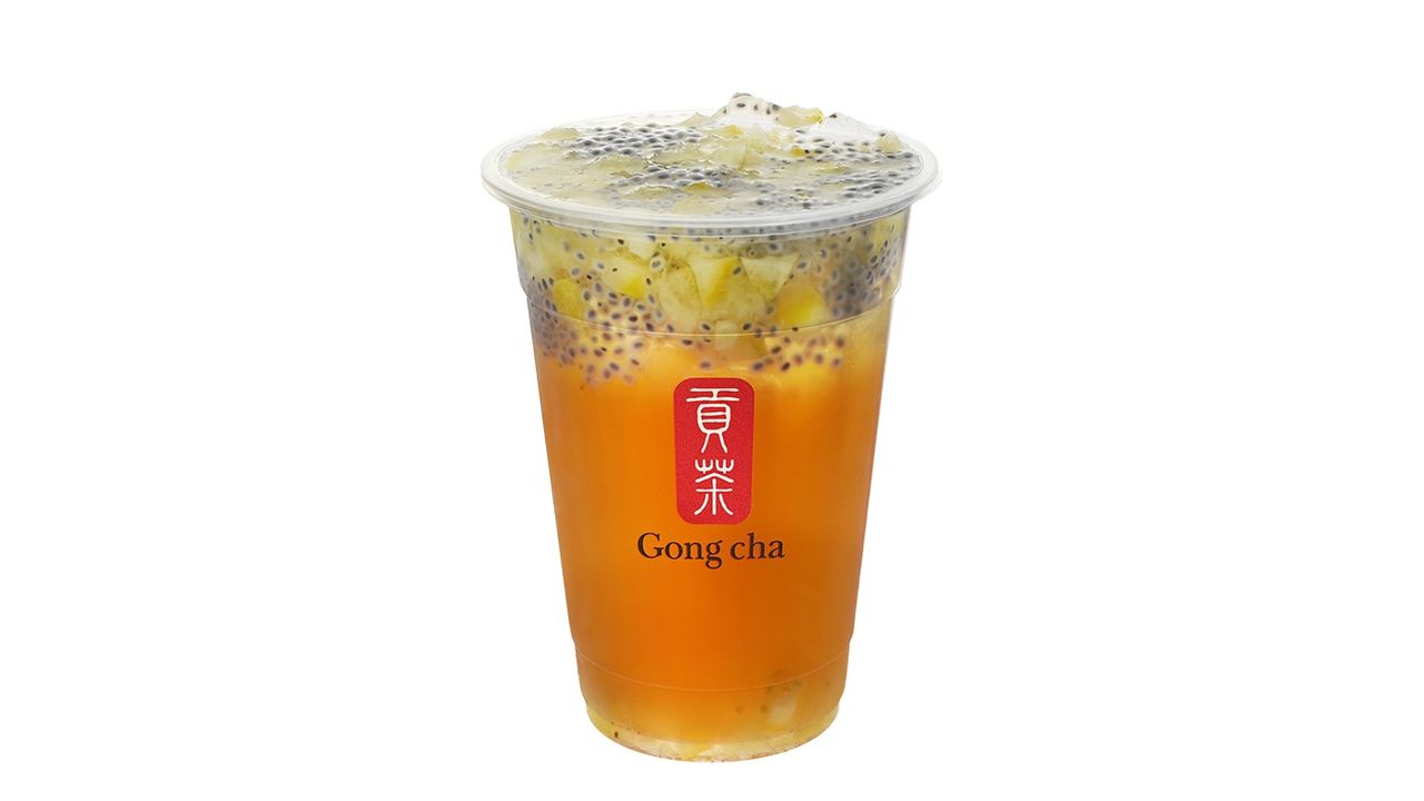 Lemon Roasted Melon Tea with Basil Seed