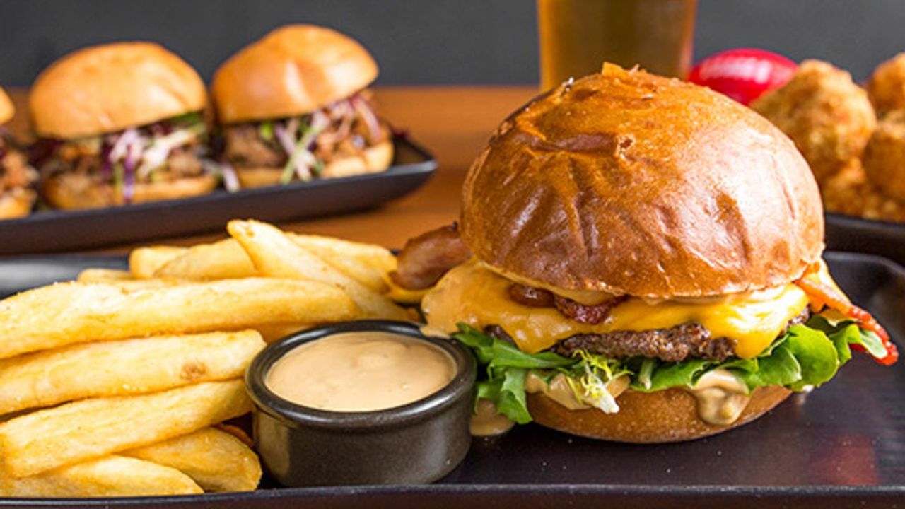 Champion Bacon Cheese Burger with Fries