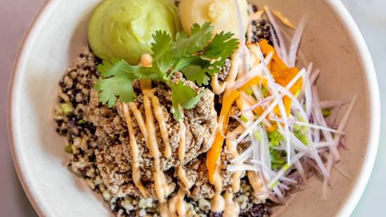 Peruvian Style Fried Chicken Bowl