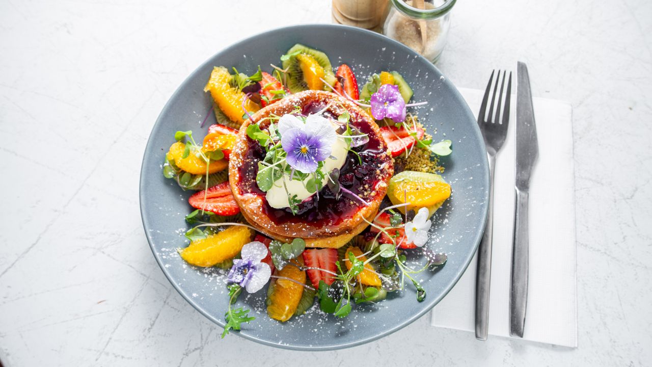Orange Infused Ricotta Hot Cake