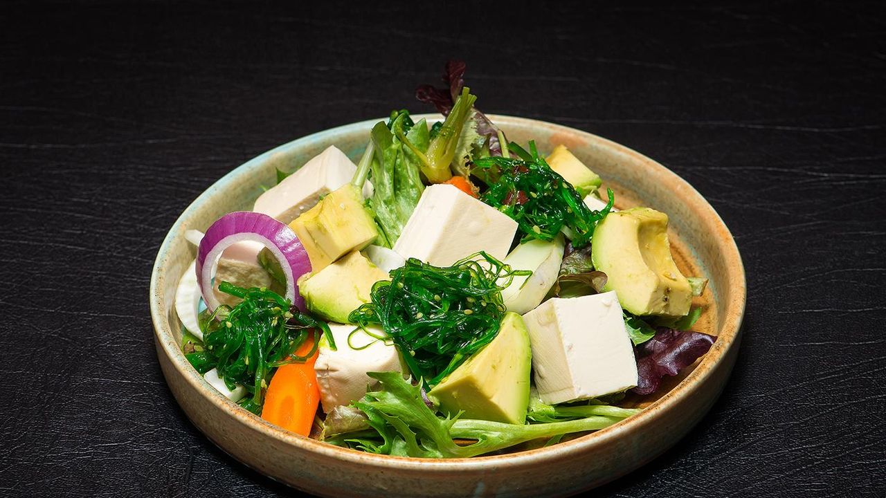 Seaweed Tofu Salad