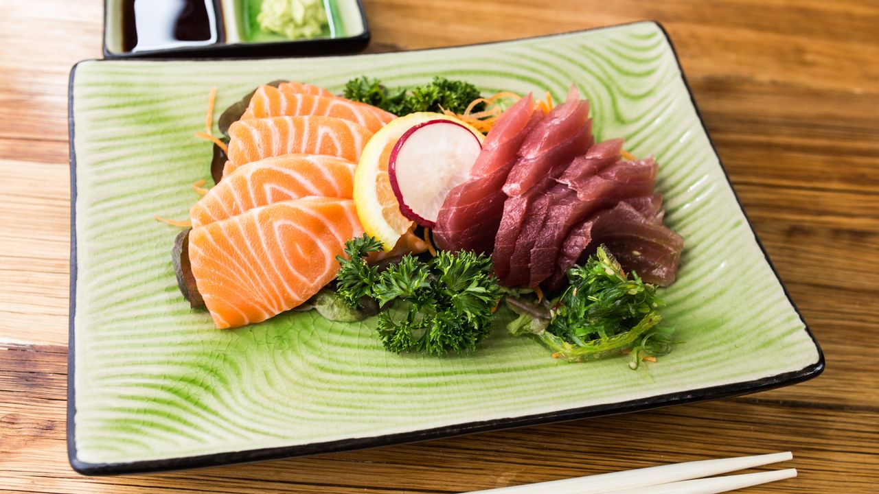 King Salmon & Tuna Sashimi