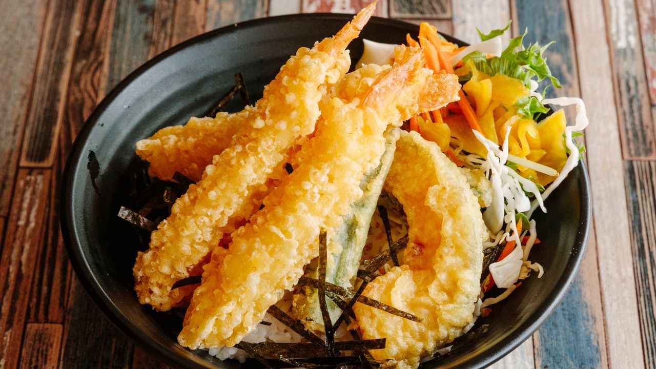 Tempura Prawn Donburi