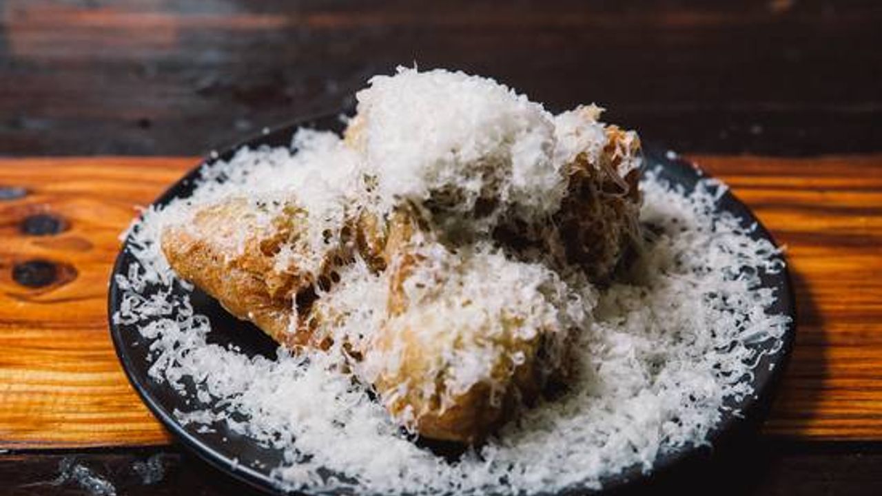 Fried Broccoli and Pecorino