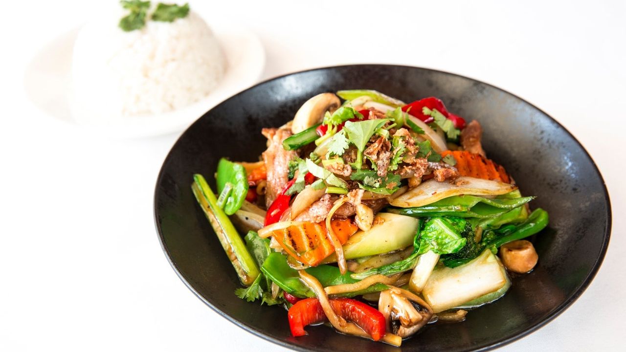 Braised Duck with Peas - Bach Hac Hau Co