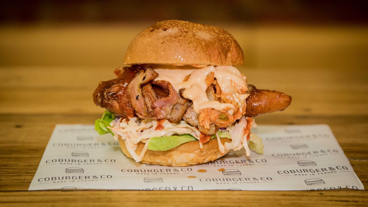 Korean Fried Chicken Burger