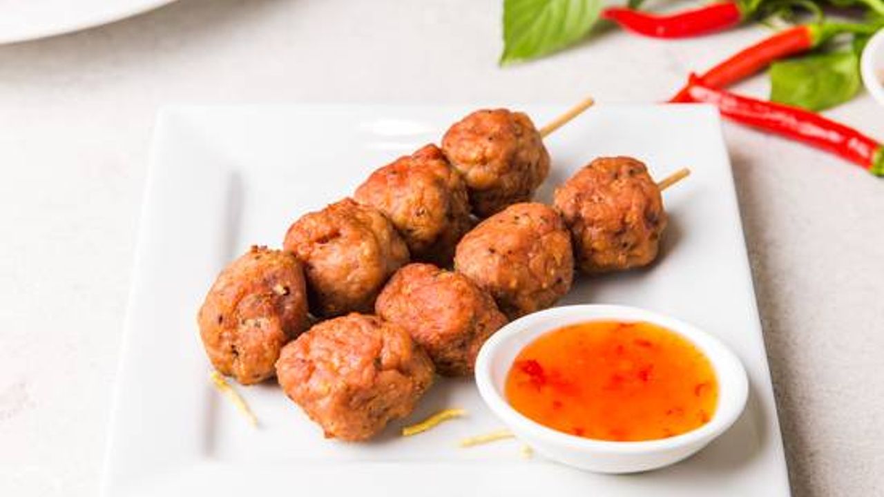 Grilled Pork Meatballs