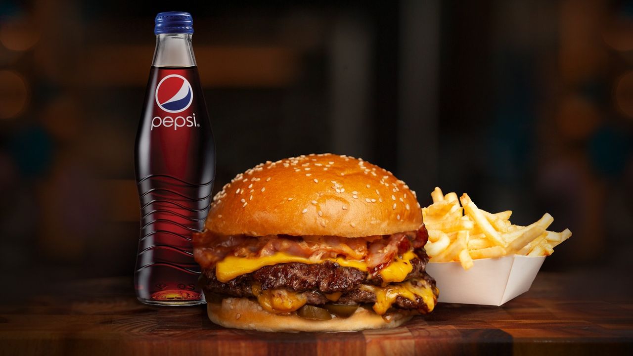 The Spicy Double Beef Burger Combo