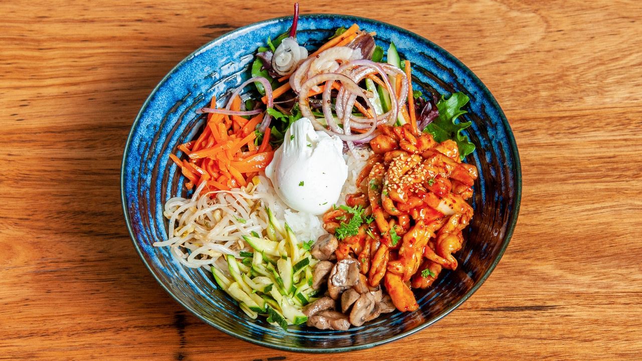 Spicy Chicken Bibimbap