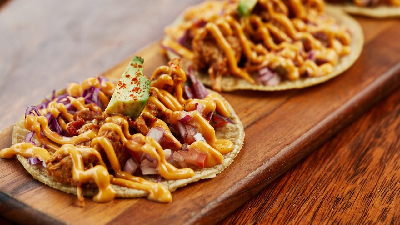 CAJUN CHICKEN TACOS (3) (GF)